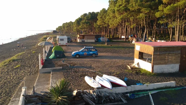 camping area under pine trees near the black sea coast black sea camping
