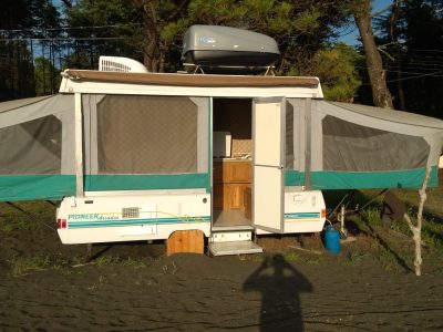 camping area under pine trees near the black sea coast black sea camping